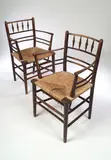 Morris & Co., A pair of 'Sussex' chairs,