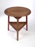 Heal & Son, An oak cricket table,, An oak cricket table,