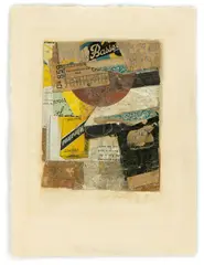Kurt Schwitters, C 31, 1946, Collage auf Papier (Merzzeichnung)