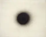 Otto Piene, Ohne Titel (Rauchbild), 1962, Öl und Ruß auf Leinwand