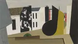 Werner Heldt, Stilleben mit Häusern (Sonntagnachmittag), 1952, Öl auf Leinwand