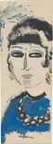 Kees van Dongen, Hamida, 1913, Öl auf Velin