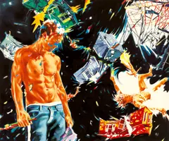 Norbert Bisky, SCHWARZMALER II, 2008, Öl auf Leinwand