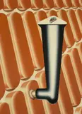 Konrad Klapheck, Vergebliches Warten, 1966, Öl auf Leinwand
