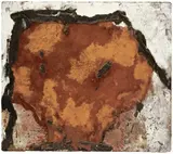 Bergun by Emil Schumacher, 1979, Mischtechnik auf Hartfaser, sold May 2008