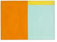 Günther Förg, Ohne Titel, 1986, Acryl auf Blei auf Holz