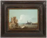 Francesco Guardi, Landscape Near Venice, 18th century, oil on wood