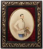 Jan Adolf Brandeis, Archduke Karl Ludwig, 1854, watercolour, paper