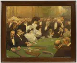 Hugo Boettinger, In the Casino, Around 1907, oil on canvas