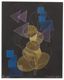 Oskar Fischinger, Untitled (#2123), 1963, Oil on canvas board