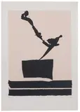 Africa 5 (from Africa Suite) by Robert Motherwell, 1970, 2-color screenprint on J.B. Green paper, sold Jun 2018