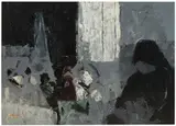 Yokoi Teruko, Midday, 1955, Oil on canvas