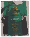 St. Michel III by Robert Motherwell, 1979, Lithograph and screenprint on gray HMP handmade paper, sold Jun 2018