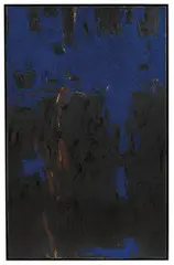 Edward Dugmore, Blue-Black, 1958, Oil on canvas