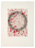 Ed Ruscha, Zapato-Tiempo, 1988, Etching on handmade paper