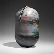 Toshiko Takaezu, Momo, c. 1990, glazed stoneware