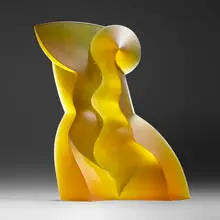 Latchezar Boyadjiev, Woman, 2003, cast, acid-etched, and polished glass