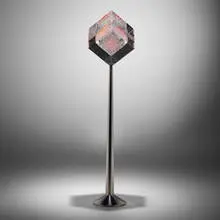Jon Kuhn, One Destiny, 2006, ground, polished, and laminated glass, stainless steel