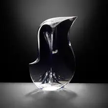 Embrace by Christopher Ries, 2000, cut, ground, and polished optical crystal, sold Feb 2024