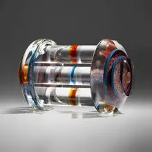 Michael Pavlik, Virtual Equinox, 1984, cut, polished, and laminated glass