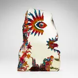 Czeslaw Zuber, My Hero, 2001, tinted, cut and chiseled optical crystal