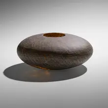 Giles Bettison, Basket Form No. 1, 1998, cold-assembled and hot-formed murrine, ground surface