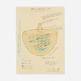 Yoichi Ohira, Vaso "Laguna" preparatory drawing