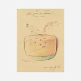 Yoichi Ohira, Vaso "Goccie di murrine" preparatory drawing