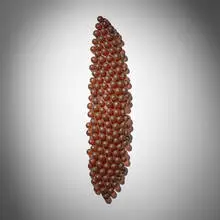 Jack Wax, Zakuro (Pomegranate), 1995, glass and pigment