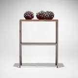 Jack Wax, Curative, 2000, glass, steel, rubber, pigment