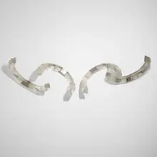 Trinh Nguyen, Embrace, 2003, cast glass, stainless steel