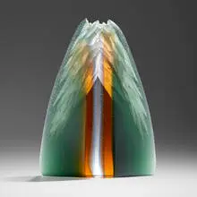 Alex Gabriel Bernstein, Riviera Mountain, 2010, cast, carved, and polished glass