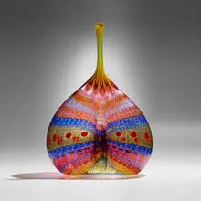 Stephen Rolfe Powell, Manic Tangerine Dream (from the Teasers series), 1998, hand-blown glass murrine