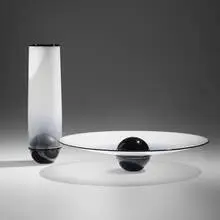 Benjamin Moore, Palla vase and bowl, 2000, hand-blown glass