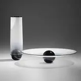 Benjamin Moore, Palla vase and bowl, 2000, hand-blown glass