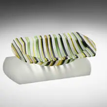 Klaus Moje, Untitled #26, 1983, fused and slumped glass