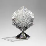 Jon Kuhn, Matrix III, 2003, ground, polished, and laminated glass, stainless steel