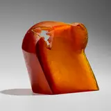 Scream by Stanislav Libenský and Jaroslava Brychtová, 1987, cast glass, sold Feb 2024