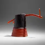 Ivana Šrámková, Peacock, 2005, kiln-cast glass