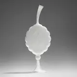 Dante Marioni, White Reticello Leaf Vase