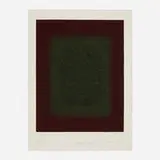 Adja Yunkers, Icon II, 1980, etching in colors with screenprint and aquatint on Arches Cover