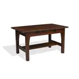 leather-top library table, #616 by Gustav Stickley, sold Jun 2021
