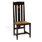 attribution Stickley Brothers, inlaid chair