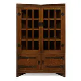 Gustav Stickley, rare corner cabinet, #972