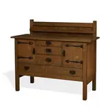 sideboard, variation of #814 1/2 by Gustav Stickley, sold Jun 2021
