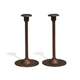 Karl Kipp, candlesticks, pair