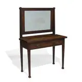The Roycrofters, dressing table with mirror, #0110