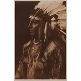 Edward S. Curtis, White Shield — Arikara, 1908