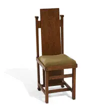 Frank Lloyd Wright, slant back chair