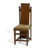 Frank Lloyd Wright, slant back chair